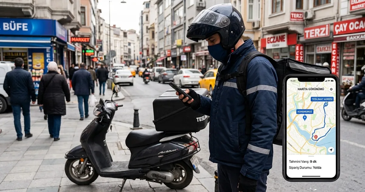 Kurye Takip Sistemi: Durum Bilgisi ve Teslimat Onayı